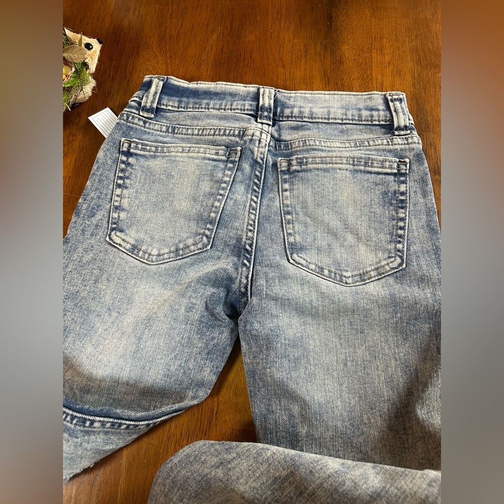 Boys Distressed Slim Jeans | Size 7 | Reinforced Knees | NWT | Wonder Nation - Picture 6 of 6